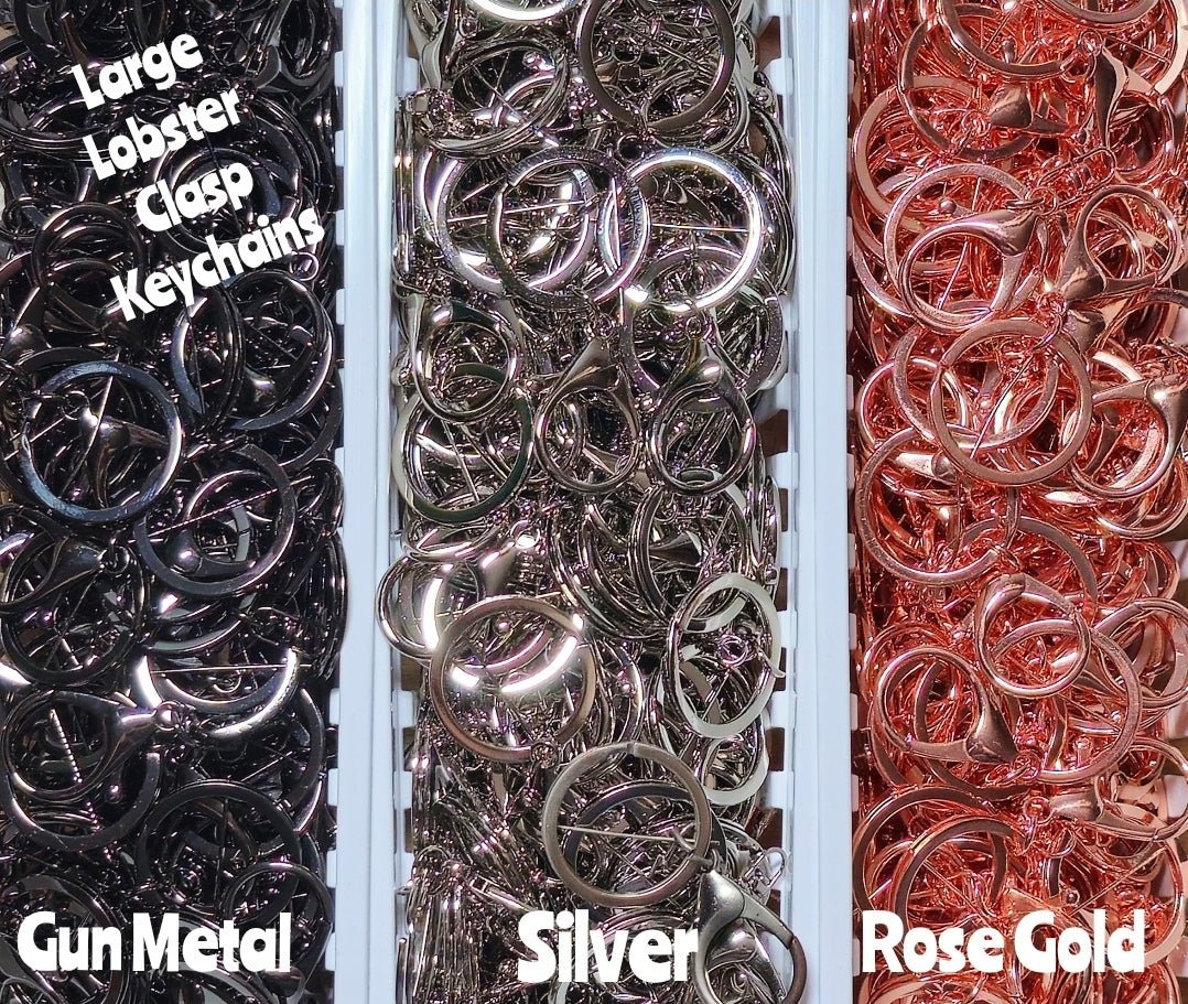 1 Count Lobster Claw Clasp Hardware Keyring Blank Craft Supplies Accessories Amazing Quality Heavy Duty