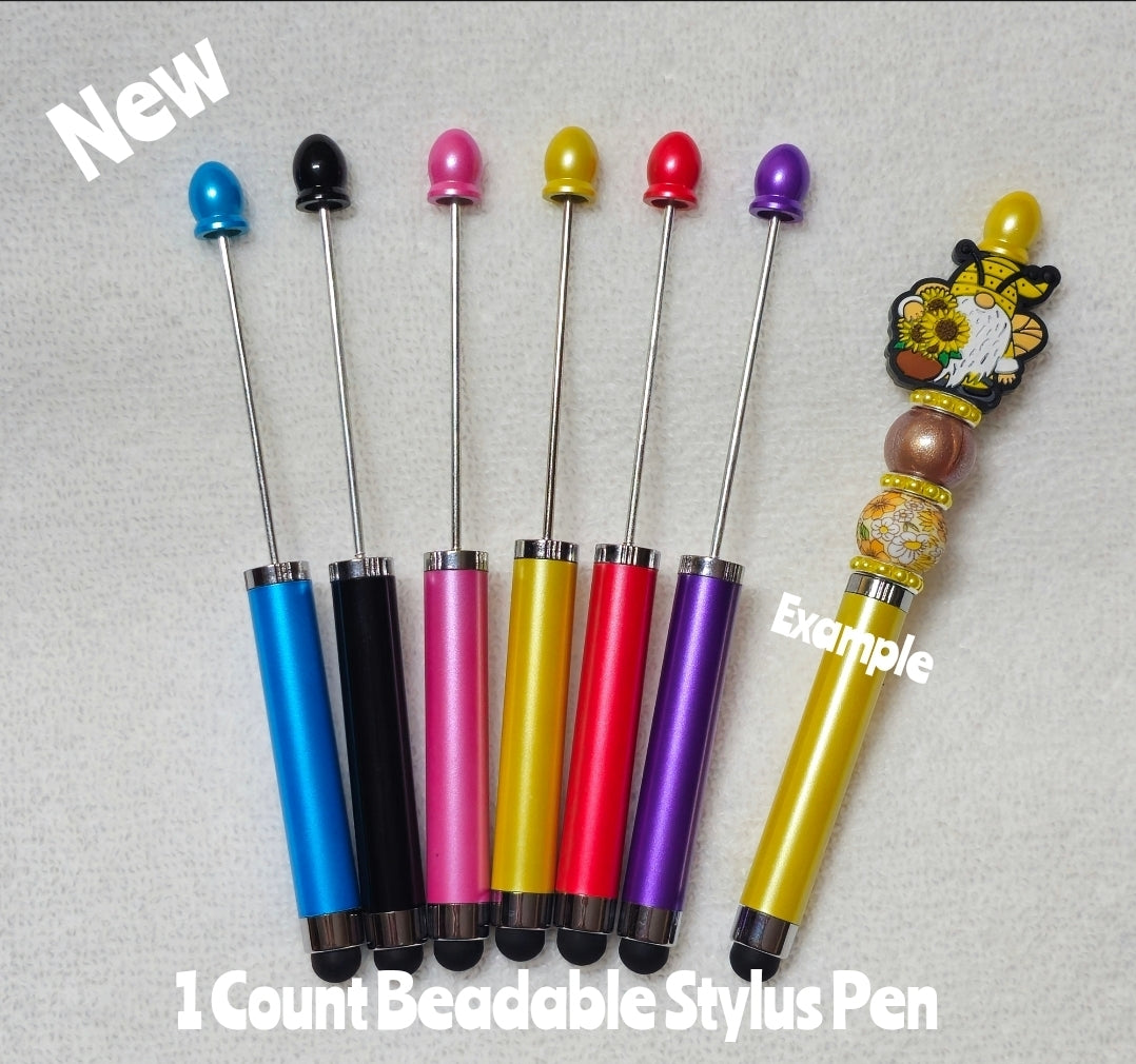 1 count beadable stylus pens DIY Beadable Blanks