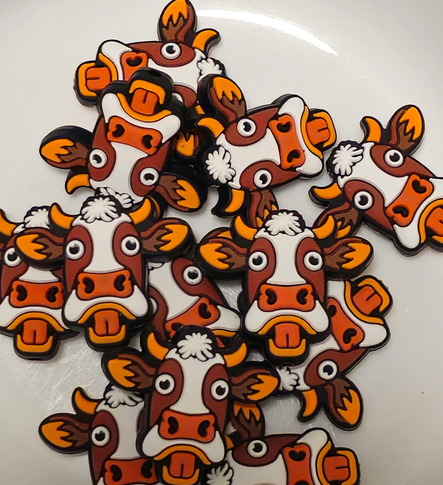 Clearance Cow Focal Beads 1 Count DIY Bead Supplies