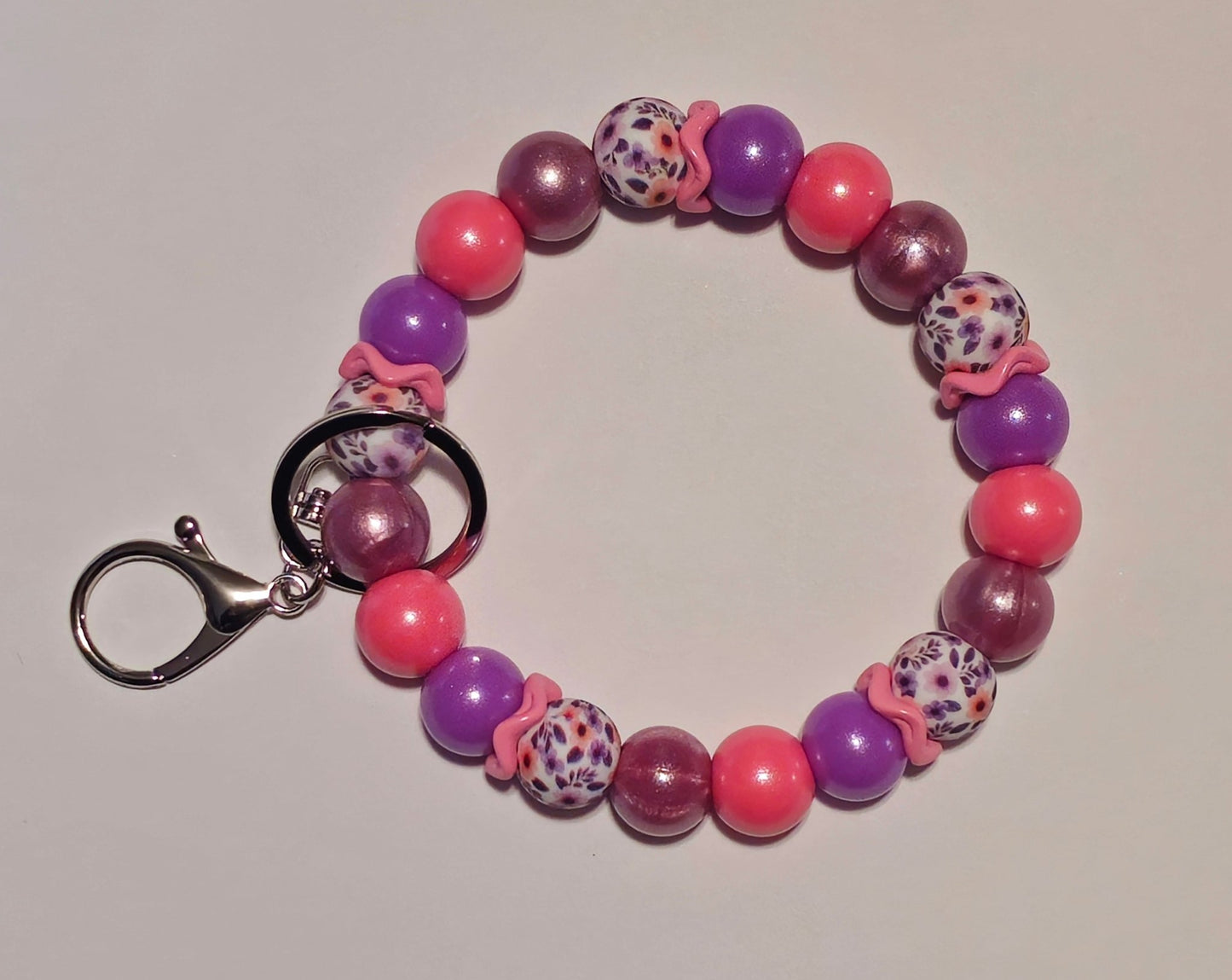 Nuevo Kit de Llavero de Lujo con Cuentas DIY Harmony Meadows de 1 Unidad