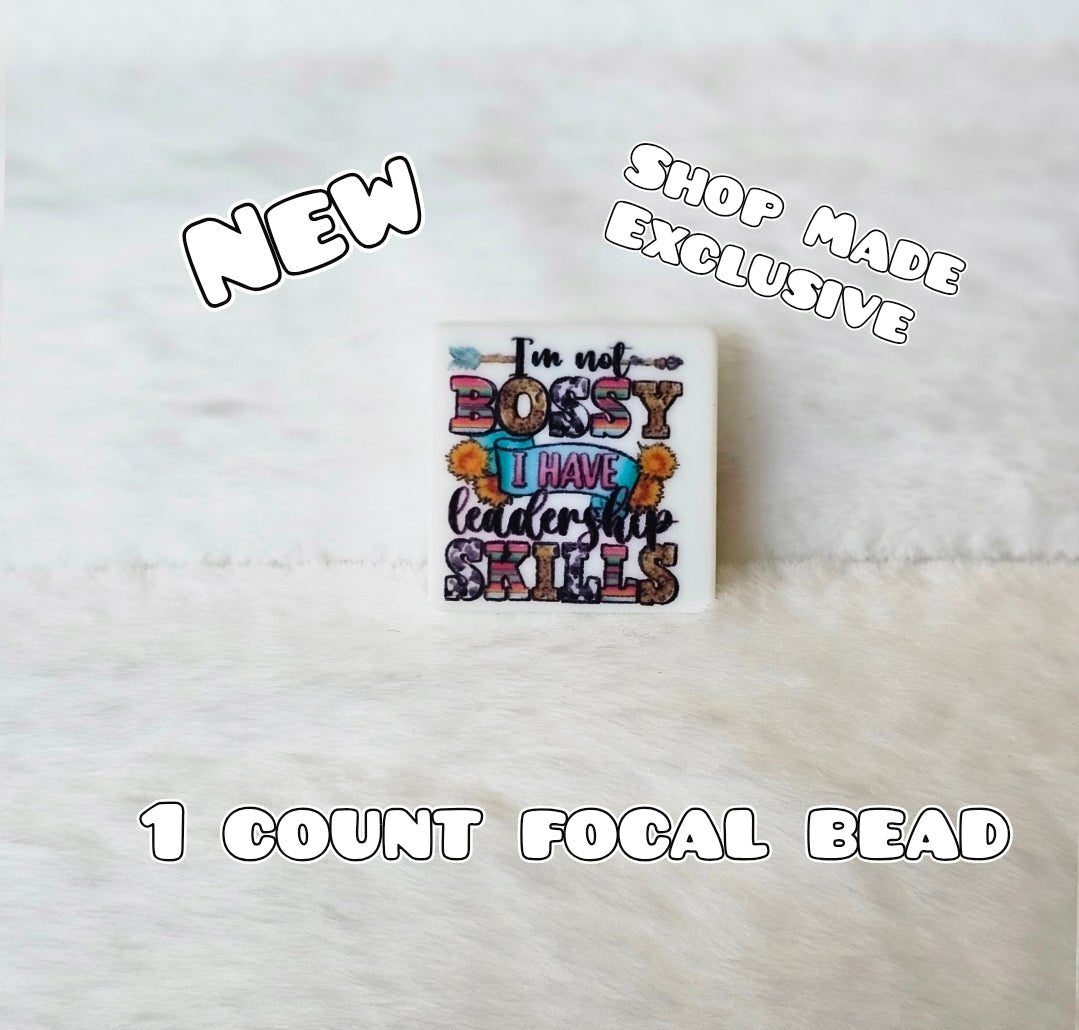 New 1 Count Focal Bead Exclusive Shop In Not Bossy