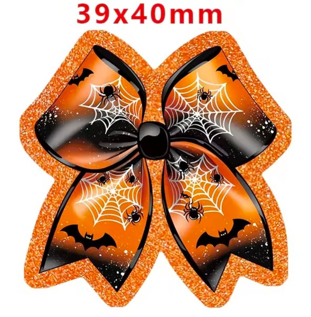Glitter Acrylic Flatback- Acrylic Planer Resin Charm Halloween
