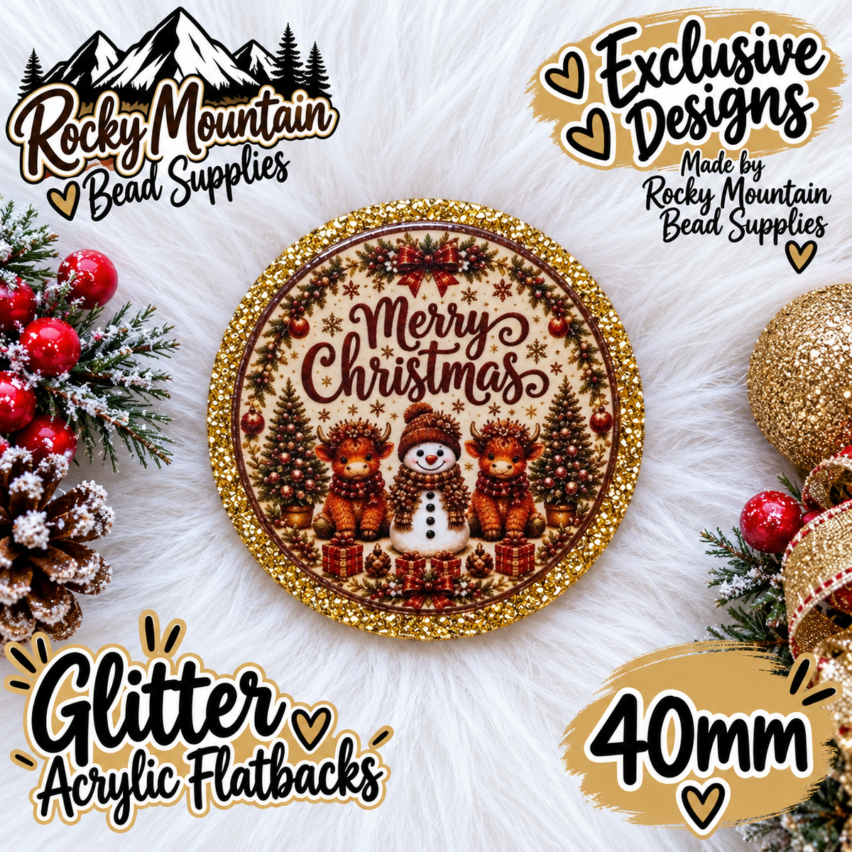Shop Exclusive 1 Count Custom Exclusive Glitter