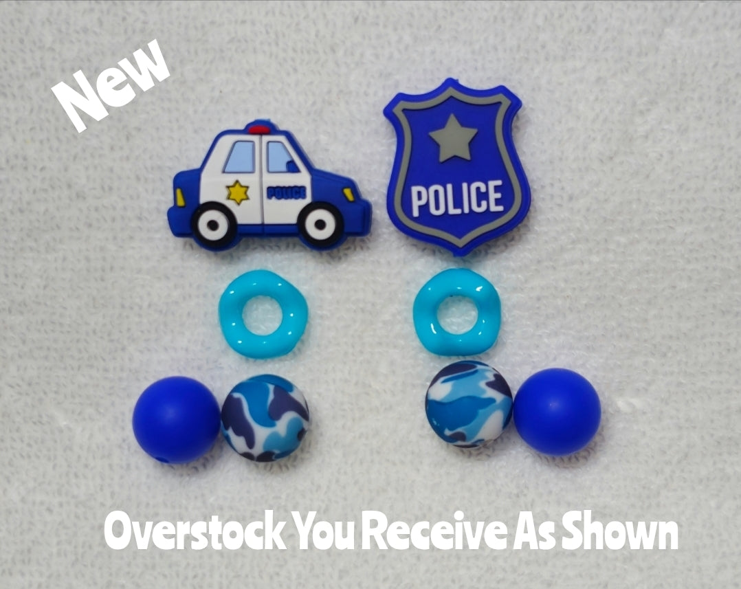Overstock Clearance Police Bead Set