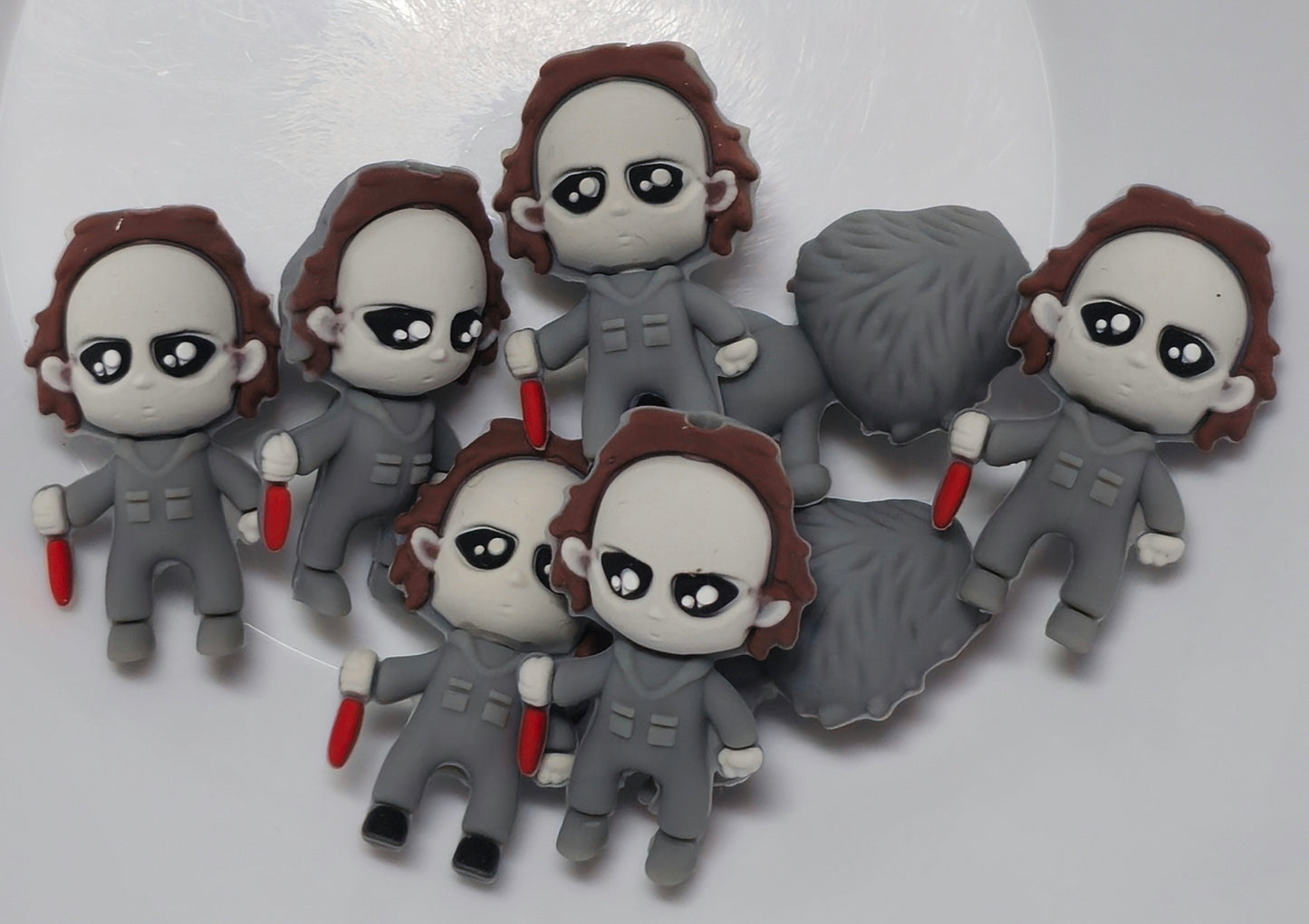 DIY Focal Bead 1 Count 3D Beads Craft Supplies Character Halloween Freddie Jason Myers Pennywise Scream Jason Beetlejuice Chucky