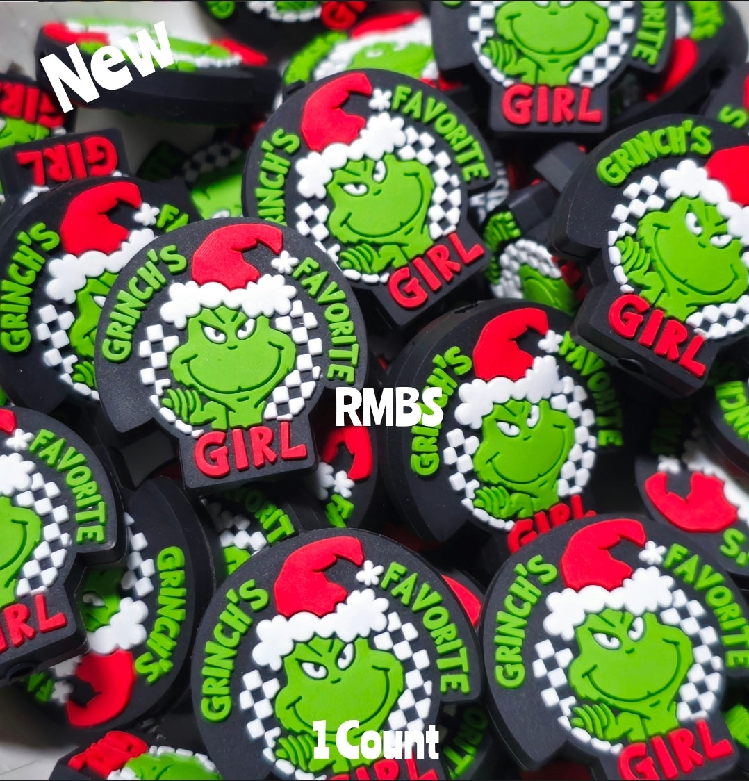 DIY Focal Bead 1 Count Craft Supplies Christmas Character Mr Mean One Grinch Beads