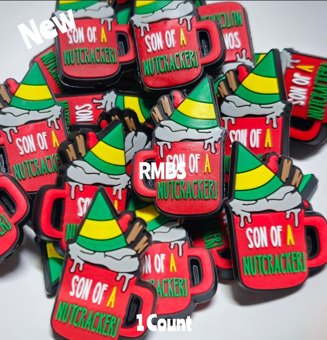 DIY Focal Bead 1 Count Craft Supplies Christmas Silicone Beads