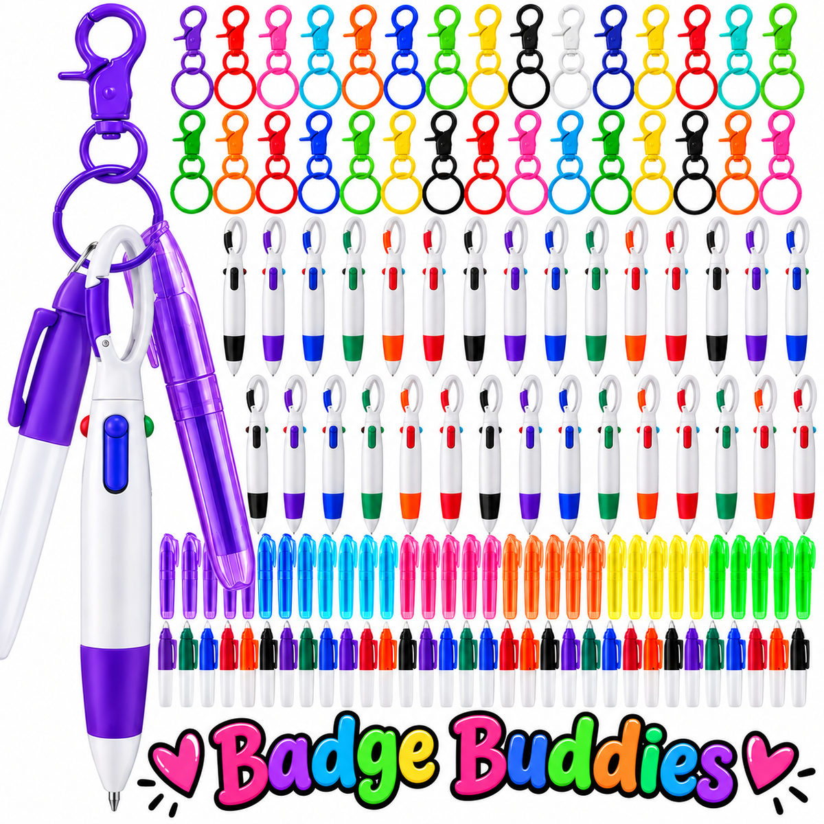 New Deluxe badge buddies 1 Set as shows in color you select