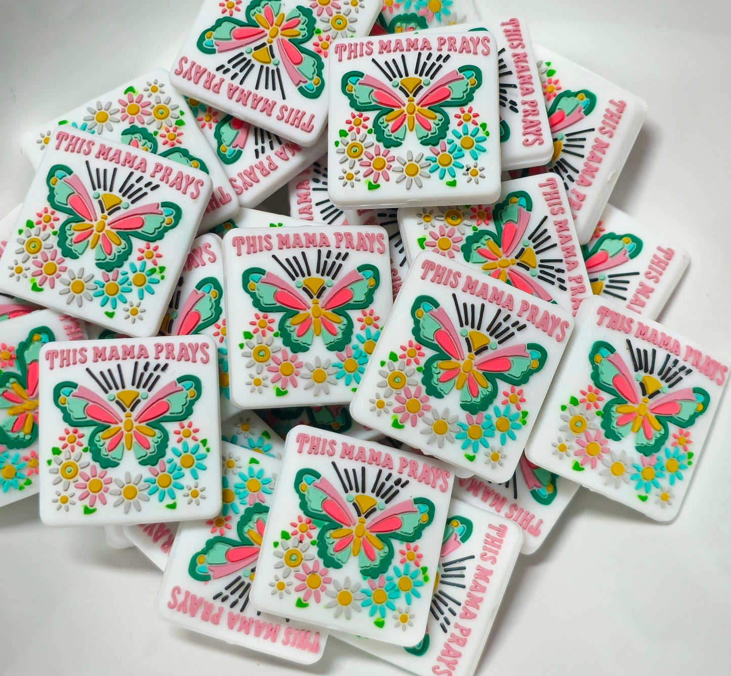 DIY Focal Bead 1 Count Craft Supplies Fall Religious Thanksgiving Silicone Beads