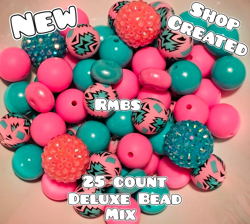 New Deluxe SILICONE Bead Mix 25 count. Shop Made