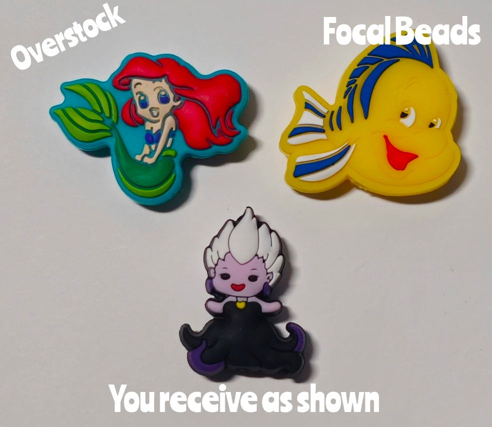 Overstock 3 Count Focal Bead Set As Shown