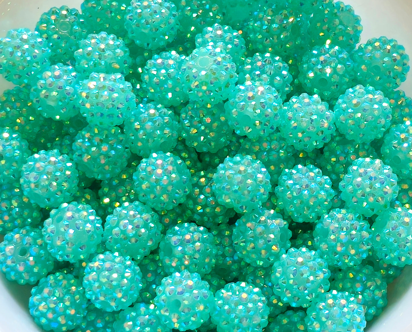 New AB Colors 1 Count Acrylic Beads Craft Supplies 16MM Rhinestone New Custom Colors