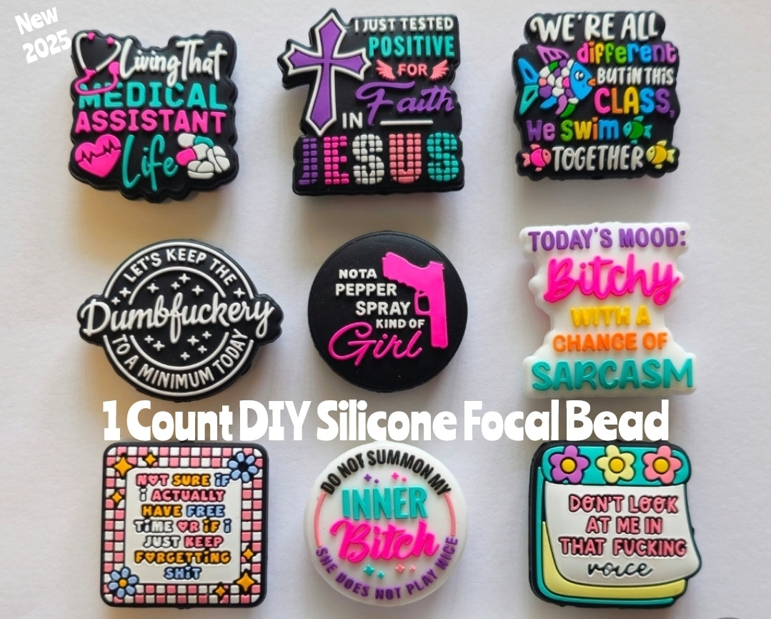 New 1 count DIY FOCAL BEAD CHARMS