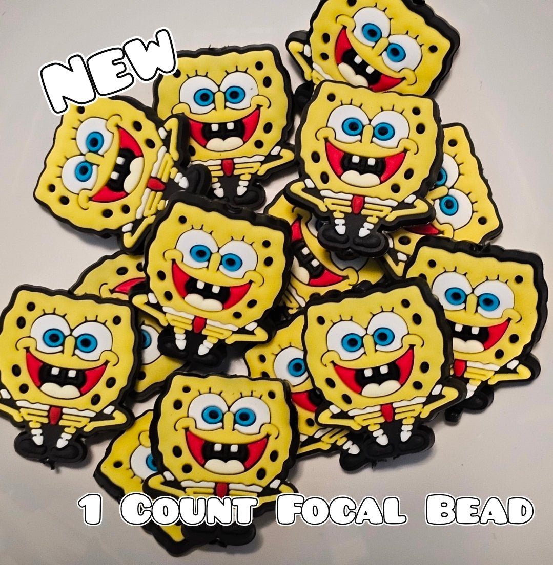 New 1 Count Focal Bead SpongeBob