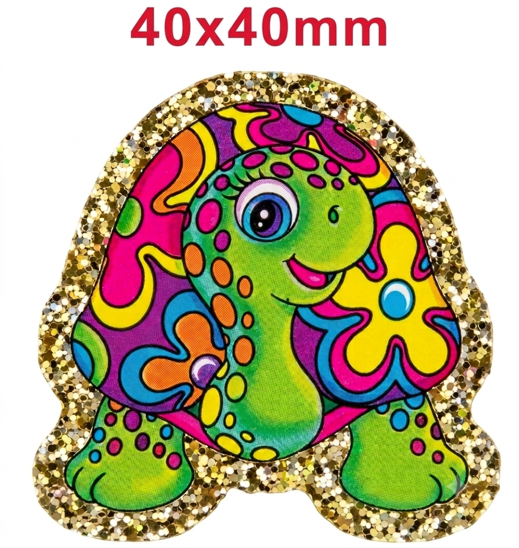 Glitter Acrylic Flatback- Acrylic Planer Resin Charm Animals