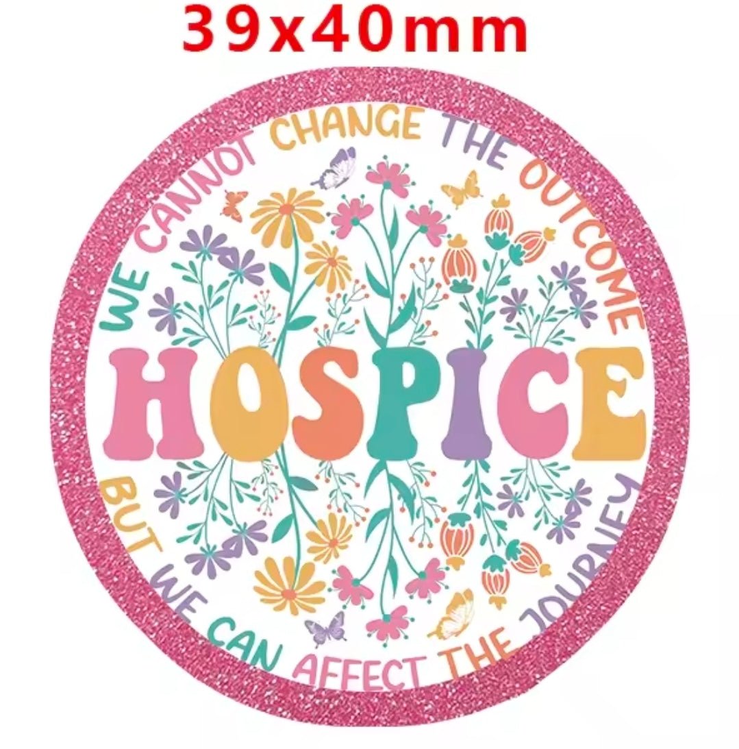Glitter Acrylic Flatback- Acrylic Planer Resin Charm Medical