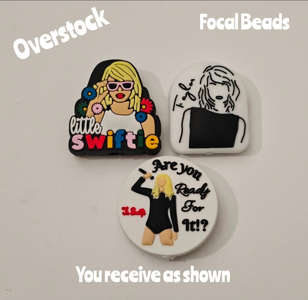 Overstock 3 Count Focal Bead Set As Shown