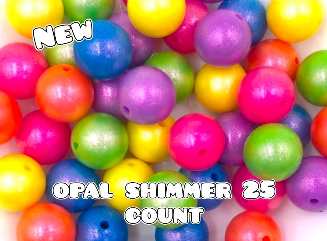 New 25 Count Silicone Opal Shimmer Mix