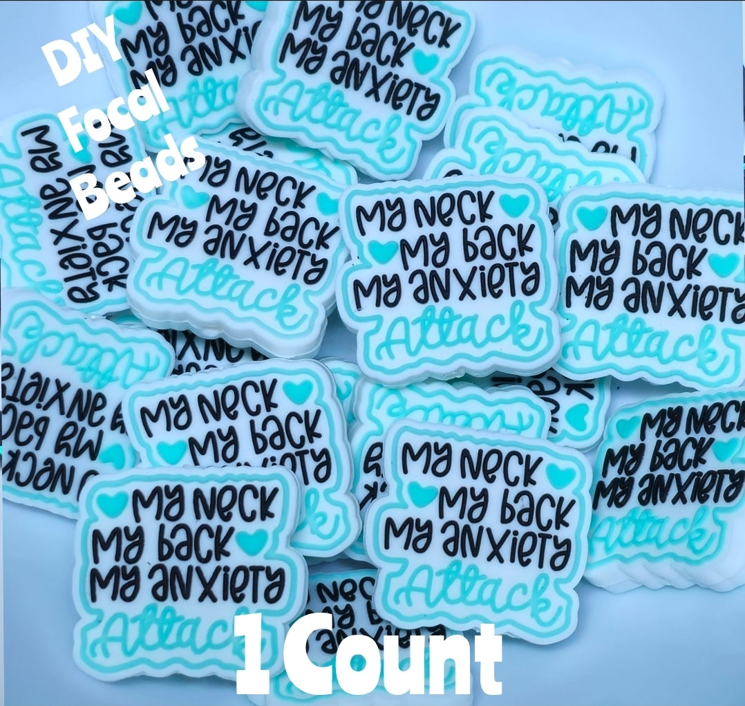 DIY Focal Bead 1 Count Craft Supplies Sarcastic Adult Anxiety