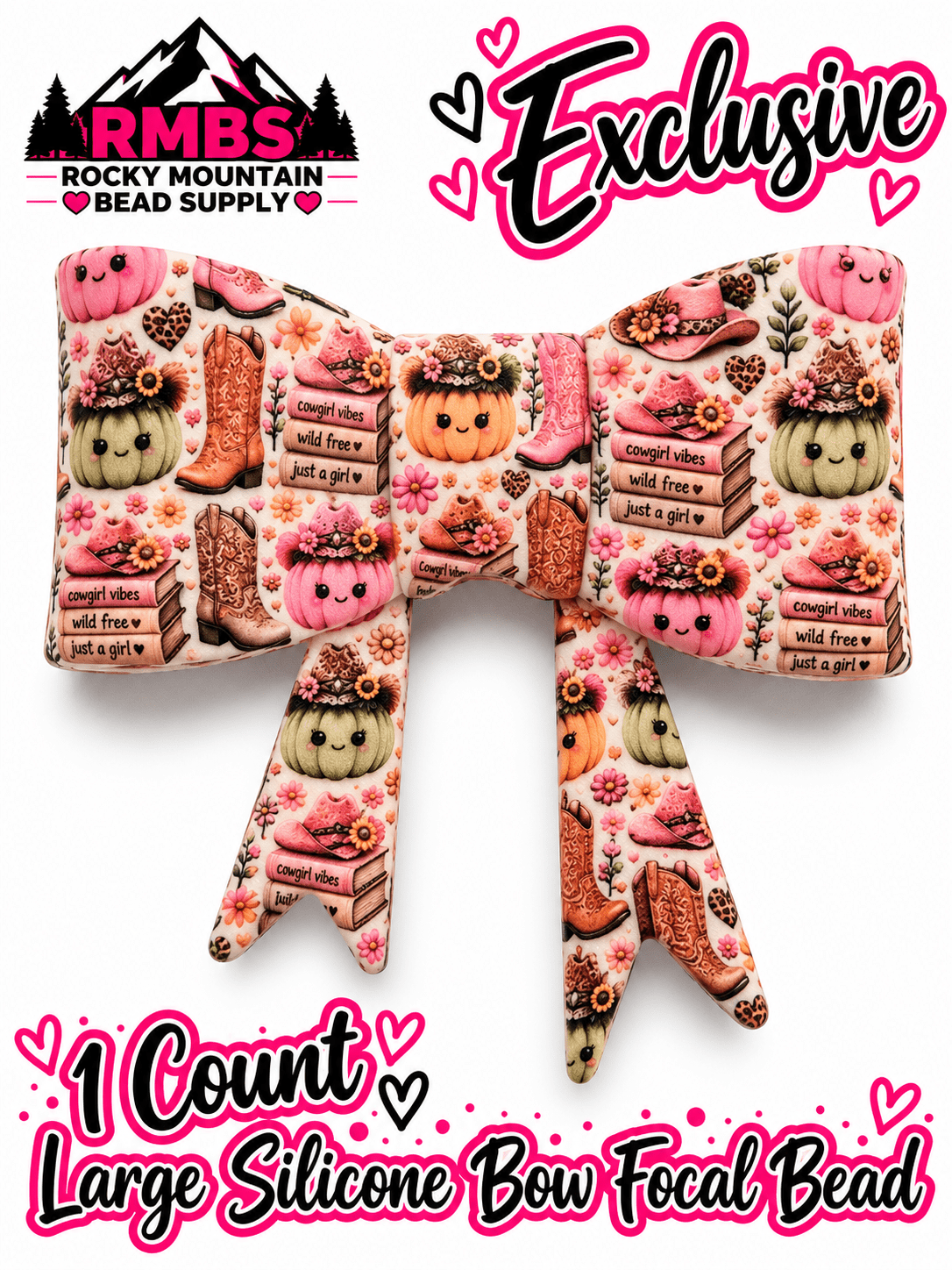 New Shop Exclusive 1 Count Large Silicone PUMKINS BOOTS BOOKS