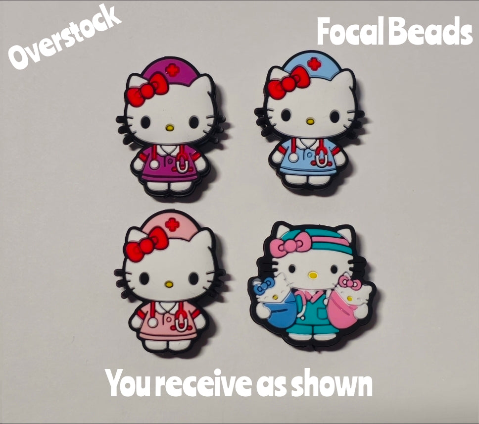 Overstock 4 Count Focal Bead Set As Shown