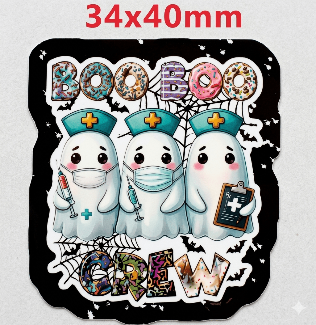 Glitter Acrylic Flatback- Acrylic Planer Resin Charm Halloween