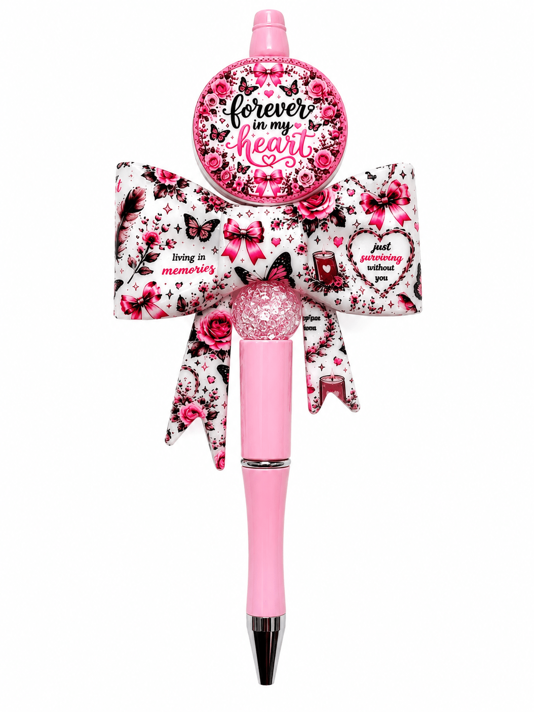 Wholesale 1 Count Beadable Pen Signature Exclusive All Beads Are Created By US Remembering a loved one!