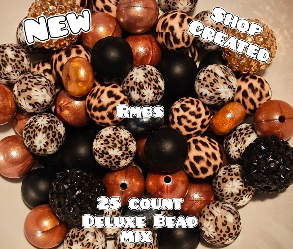 New Deluxe SILICONE Bead Mix 25 count. Shop Made