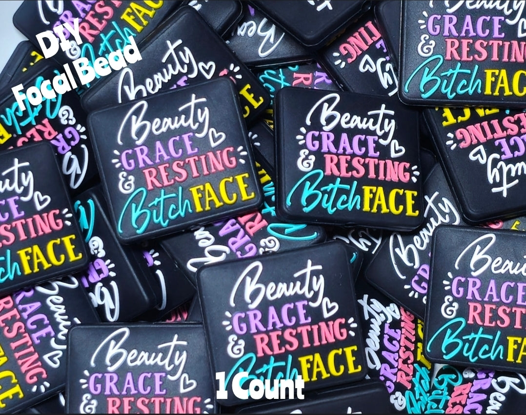 DIY Focal Bead 1 Count Craft Supplies Adult Sassy- Beauty Grace