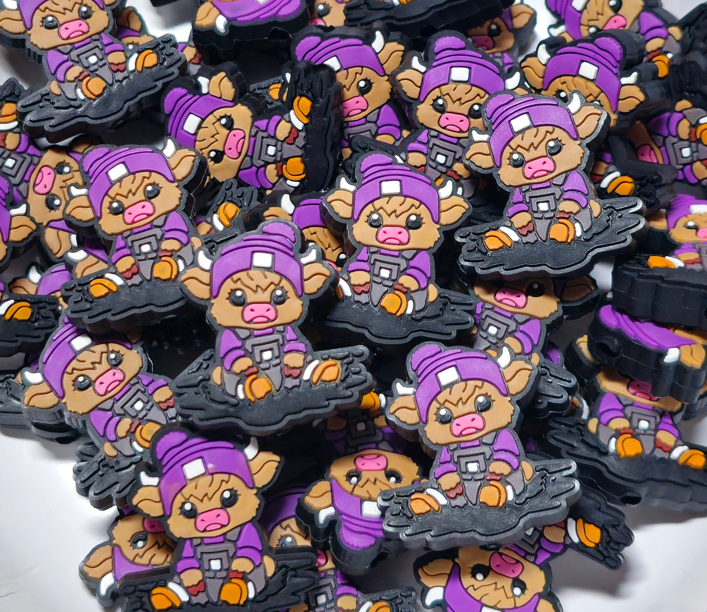 DIY Focal Bead 1 Count Craft Supplies Country Western Cows