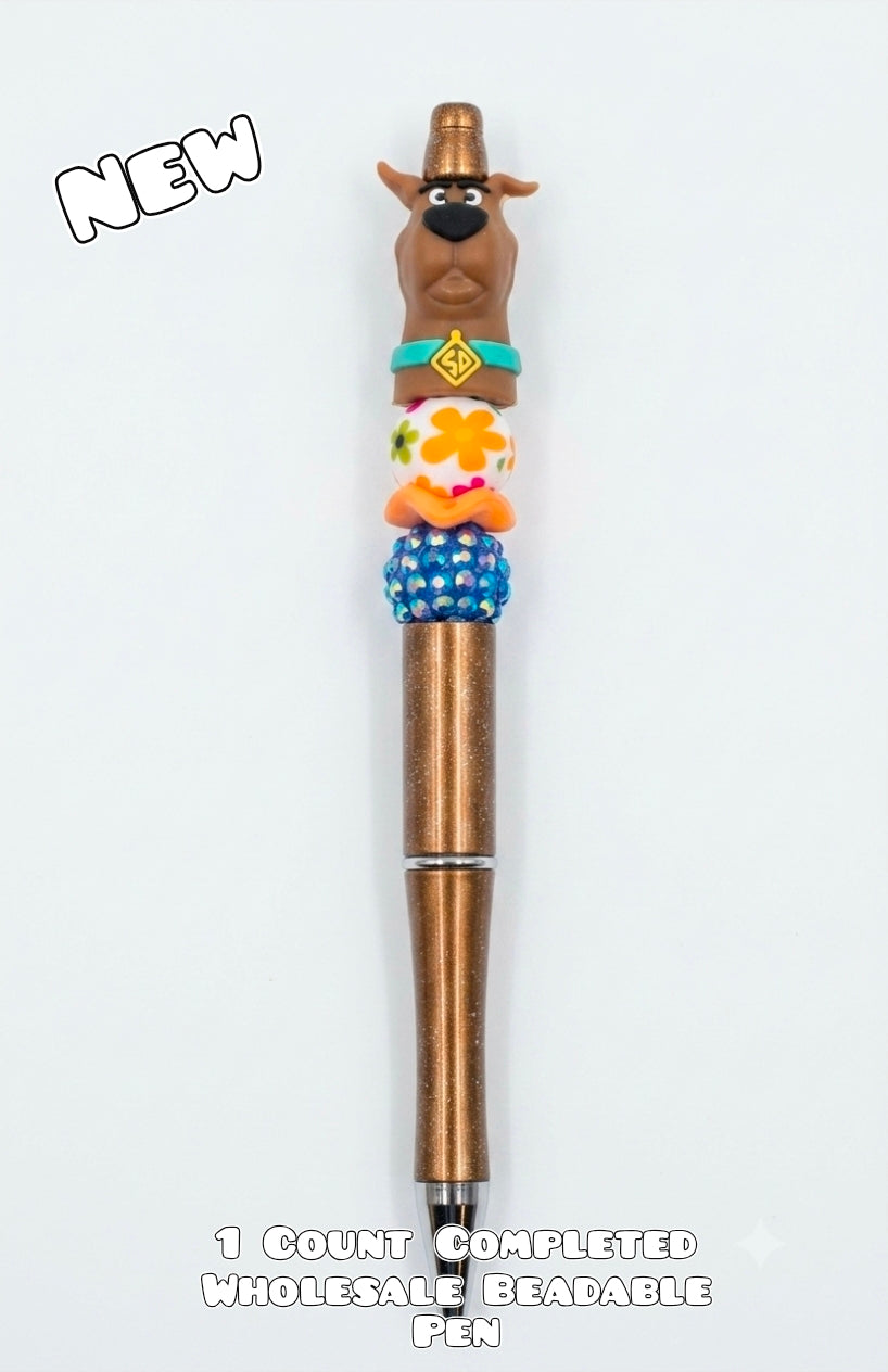 Wholesale 1 Count Beadable Pen Character Scooby doo