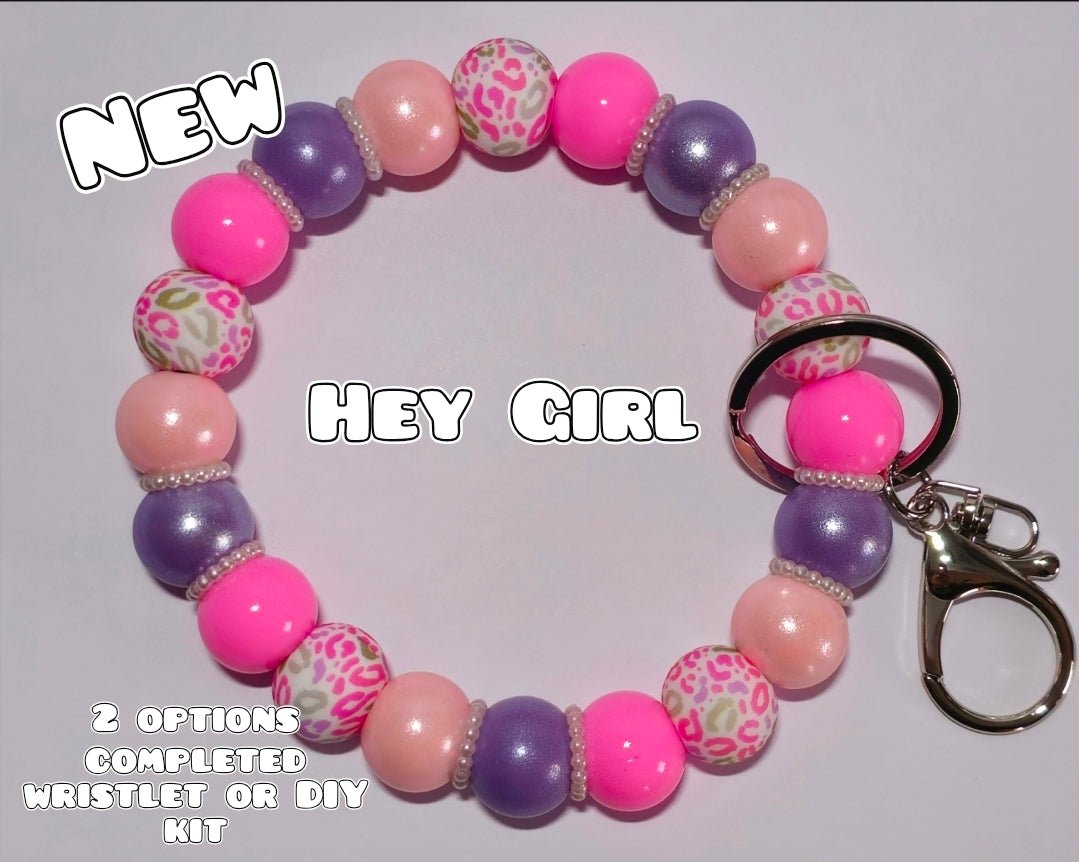 New Hey Girl Collection DIY Deluxe Beadable Wristlet 2 Options