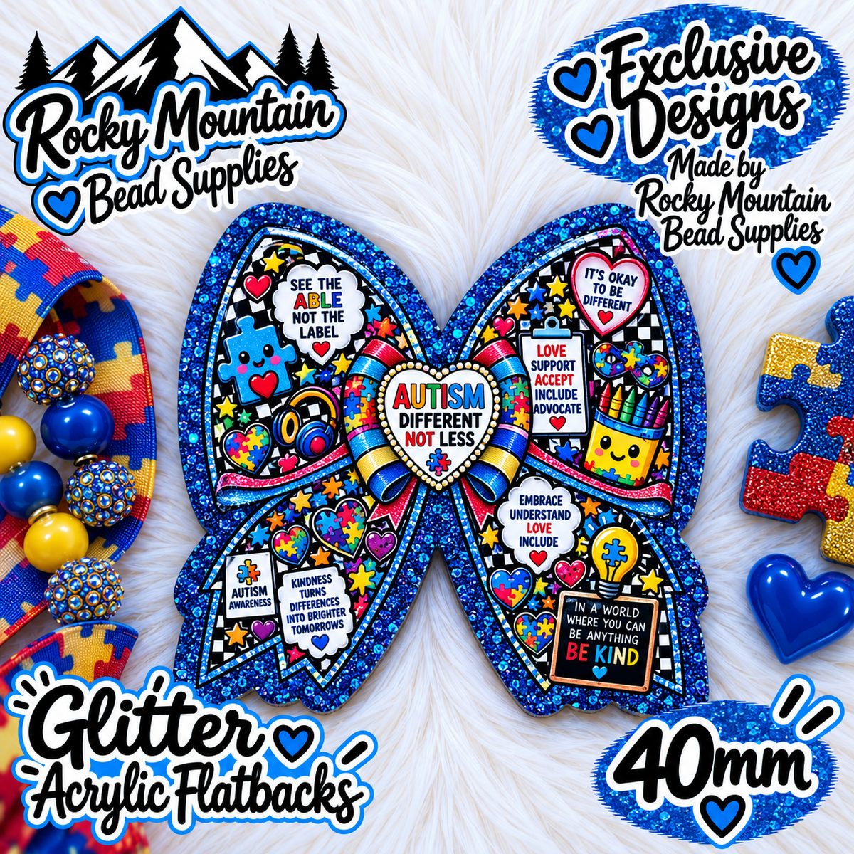 Shop Exclusive 1 Count Custom Exclusive Glitter
