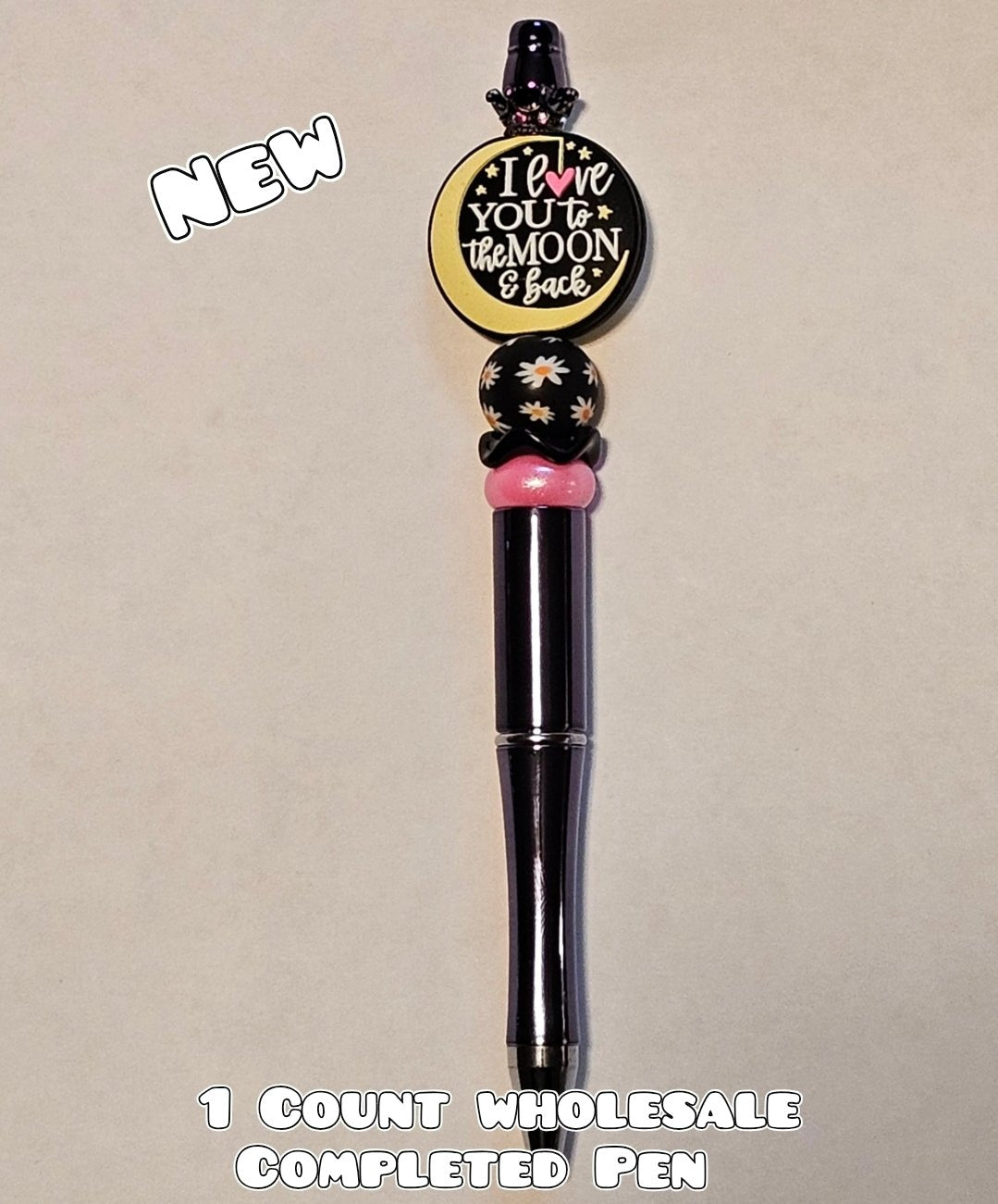 Wholesale 1 Count Beadable Pen Love you To Moon & Back