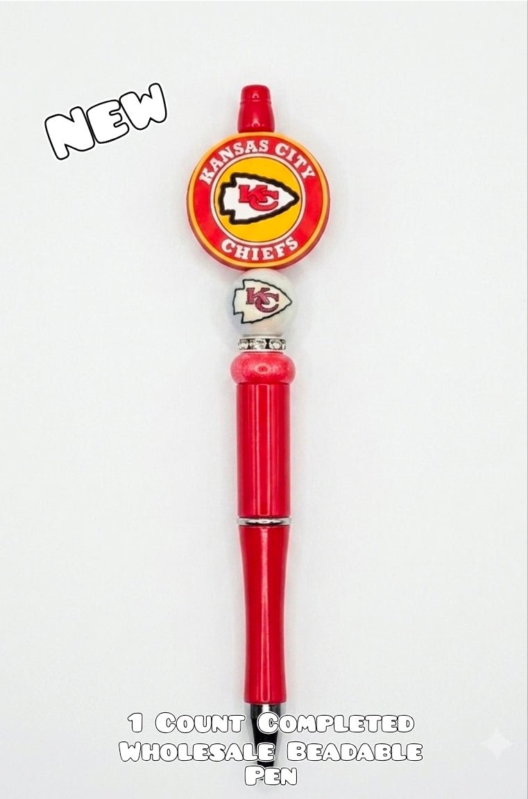Wholesale 1 Count Beadable Pen Football