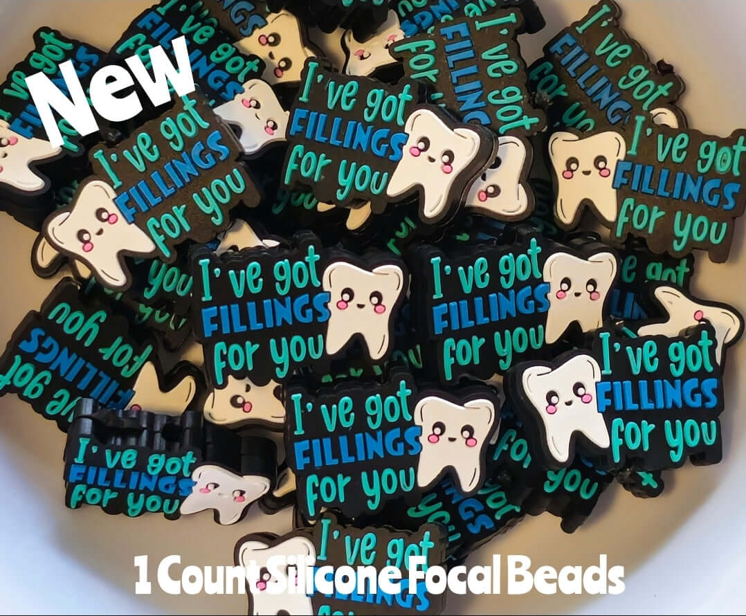 New Dental Focal Beads 1 Count DIY Bead Supplies