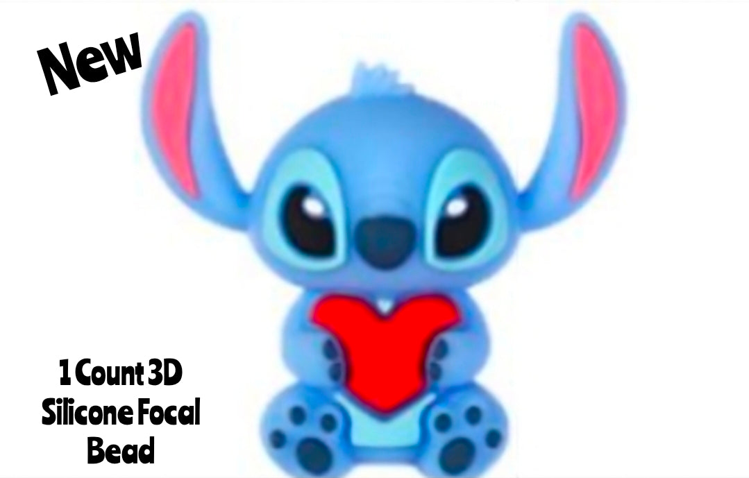 New 1 Count Character Stitch Focal Bead