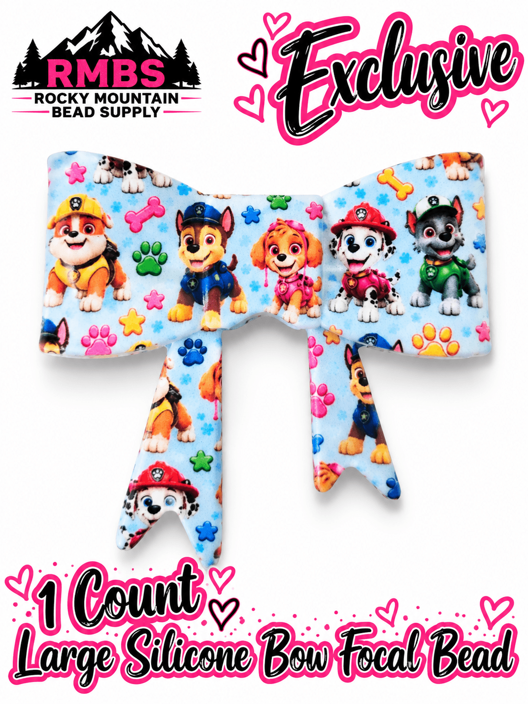 New Shop Exclusive 1 Count Large Silicone PAW PATROL