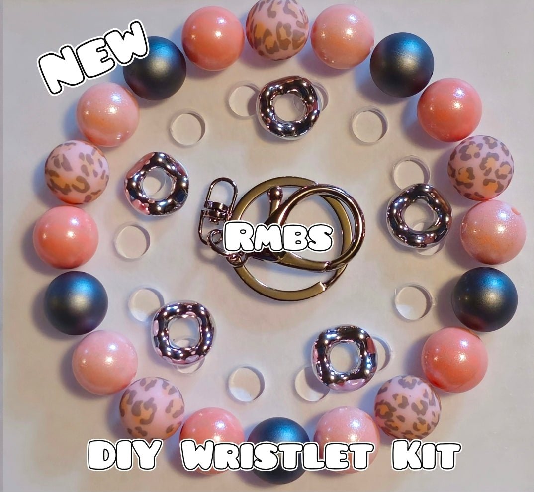 New 1 Count DIY Deluxe Beadable Wristlet Kit