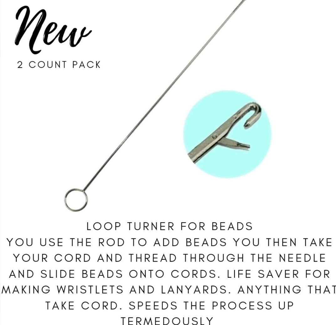 New 2 Count Bead Thread Looper Extra Long