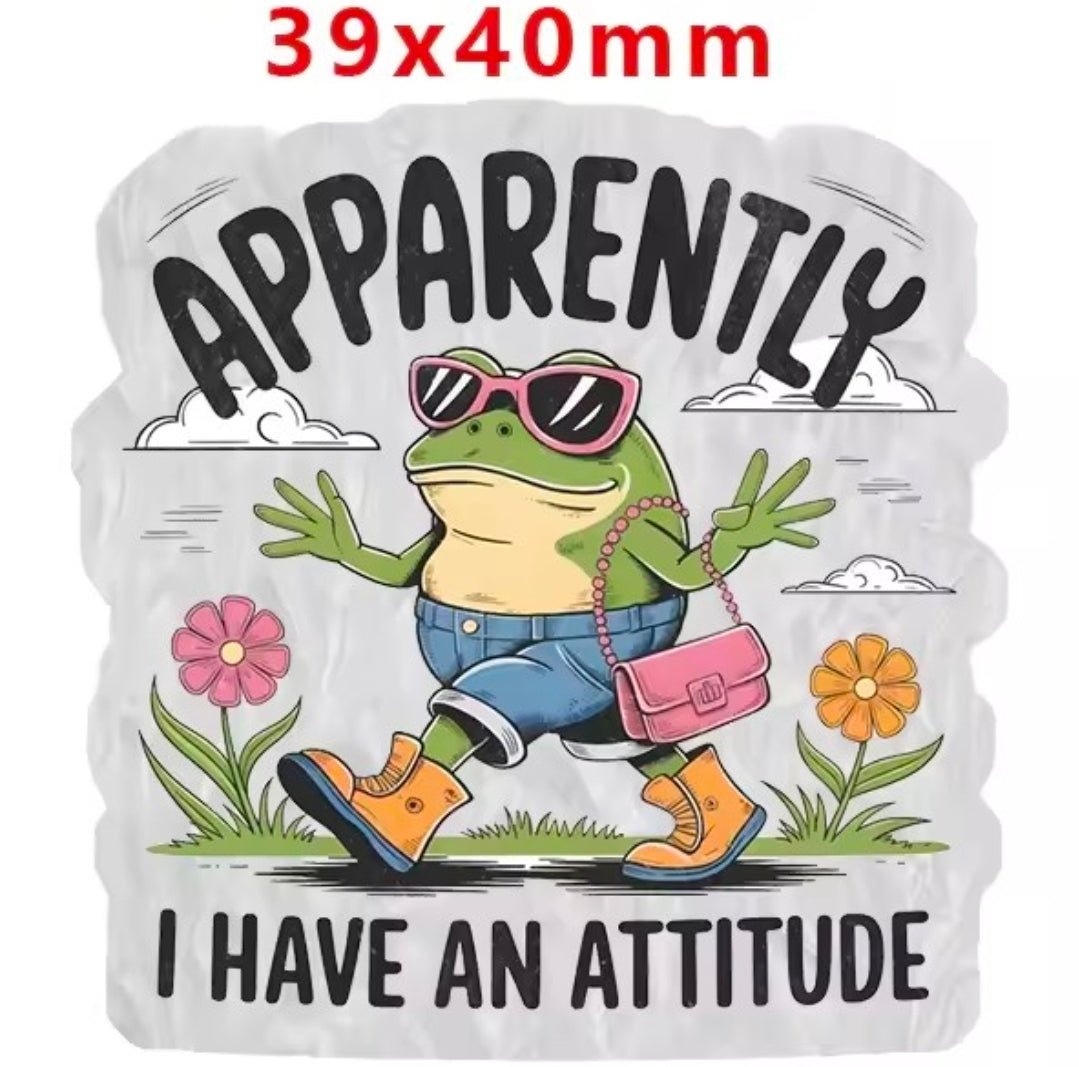 Glitter Acrylic Flatback- Acrylic Planer Resin Charm Animals Sassy