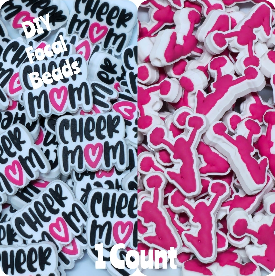 DIY Focal Bead 1 Count Craft Supplies Cheerleader