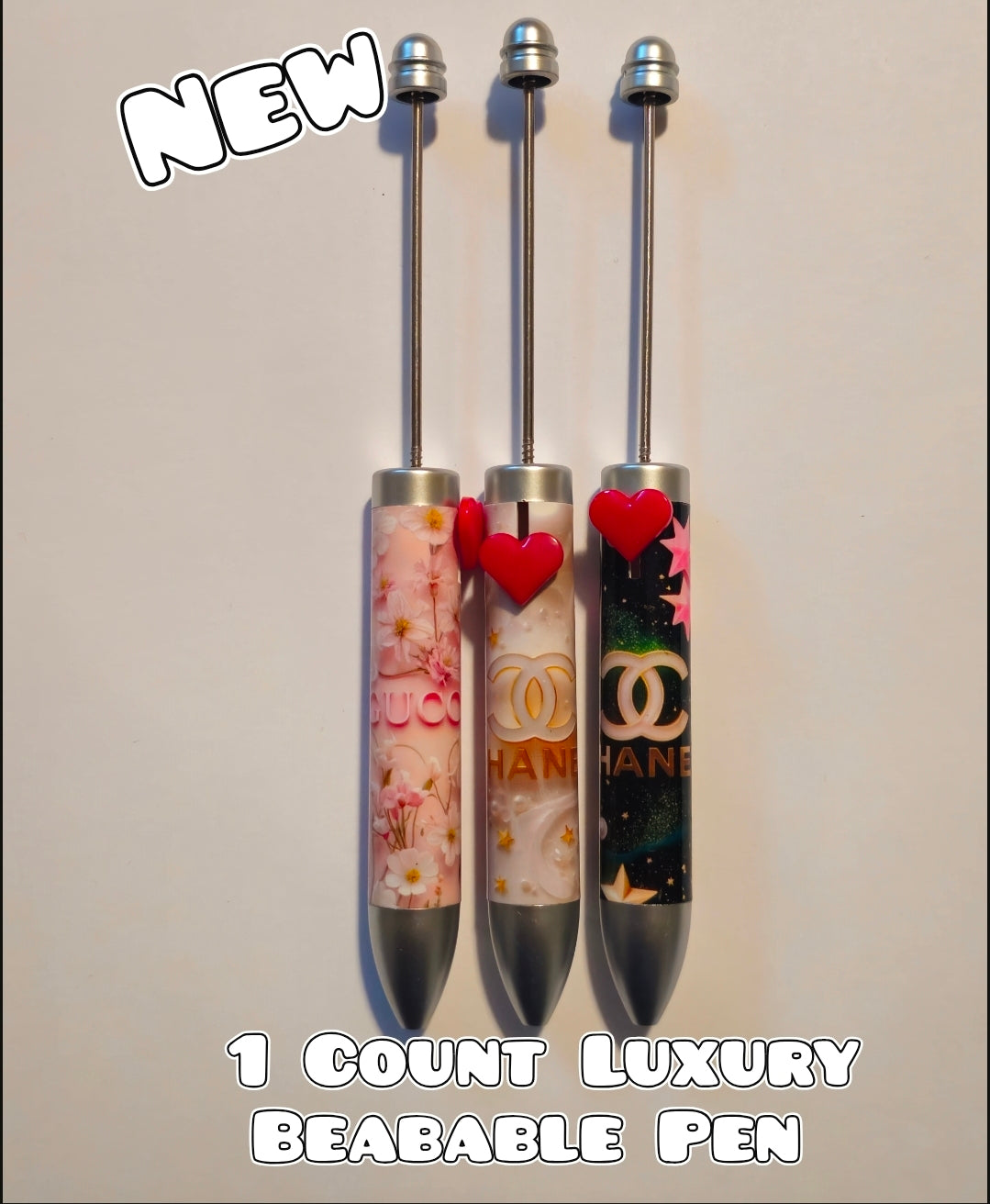 1 Count Beadable Designer Luxury Pen