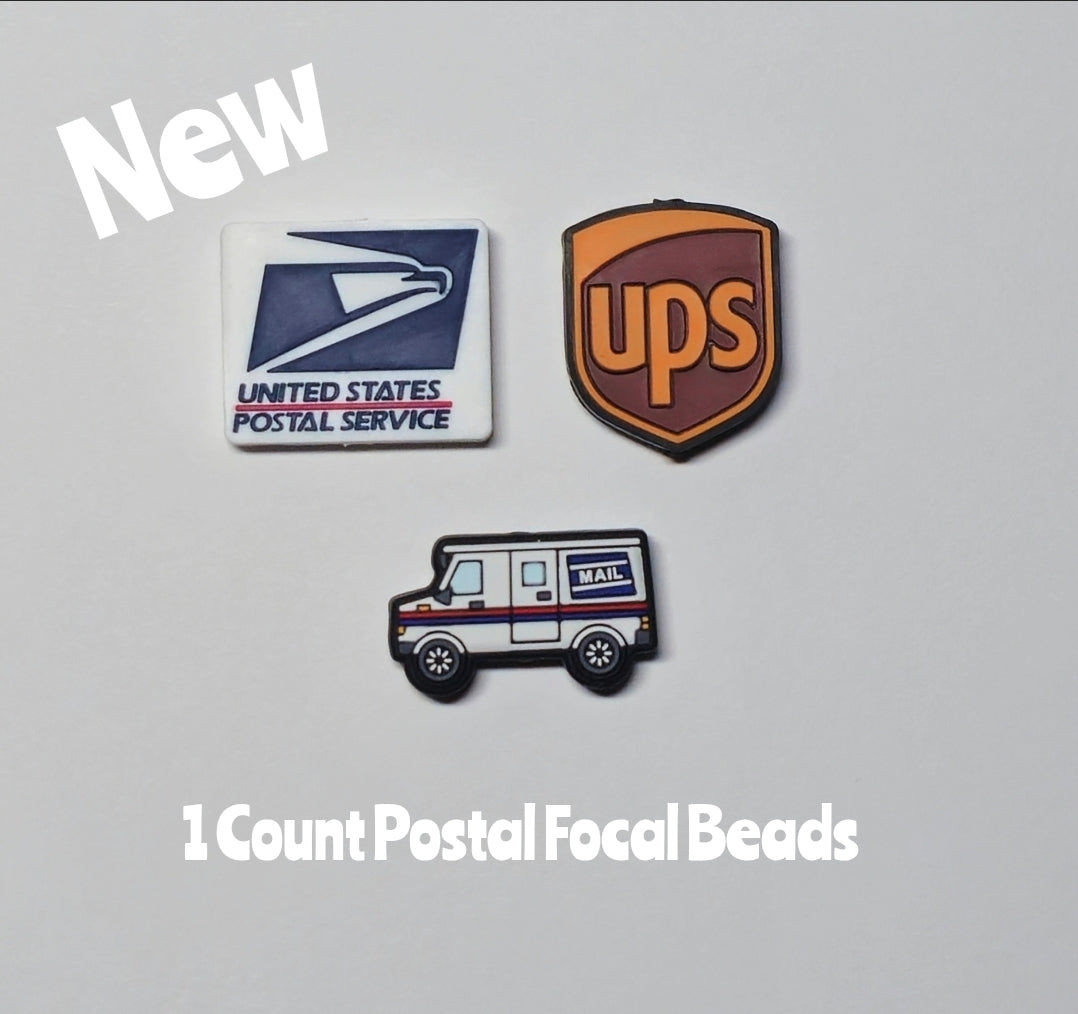 NEW 1 Count Postal DIY Focal Bead Craft Supplies