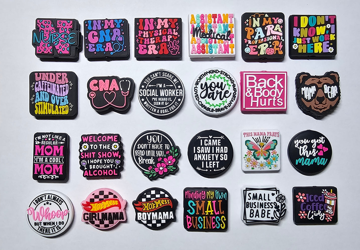 New 1 count DIY focal beads professional medical mama buisness sassy