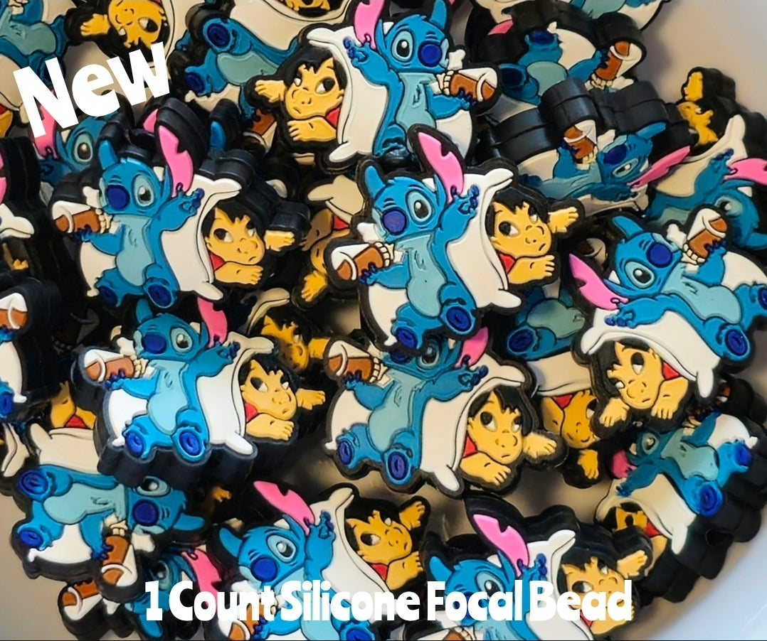 New Lilo Stitch Focal Beads 1 Count DIY Bead Supplies