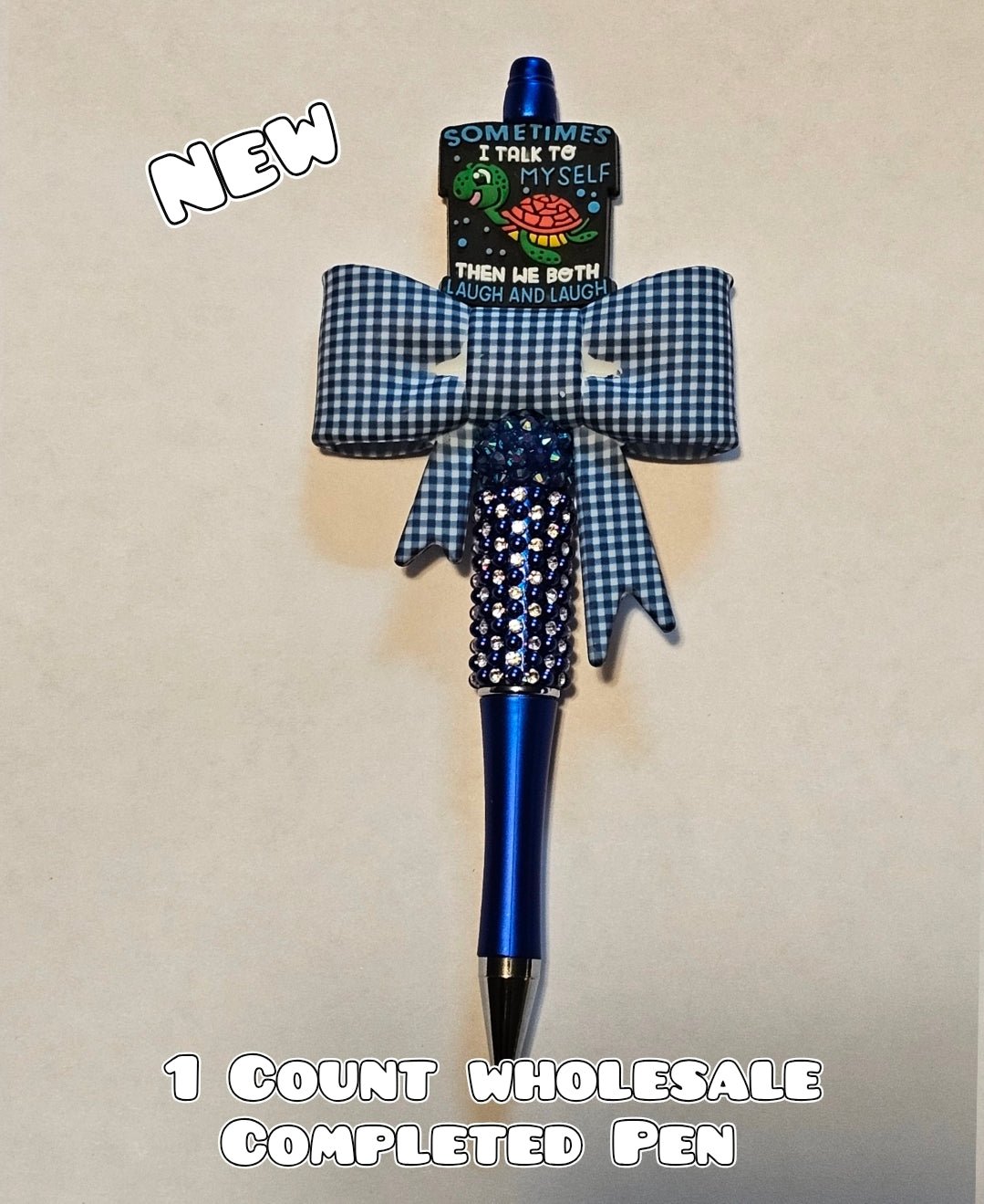 Wholesale 1 Count Beadable Pen Turtle Funny