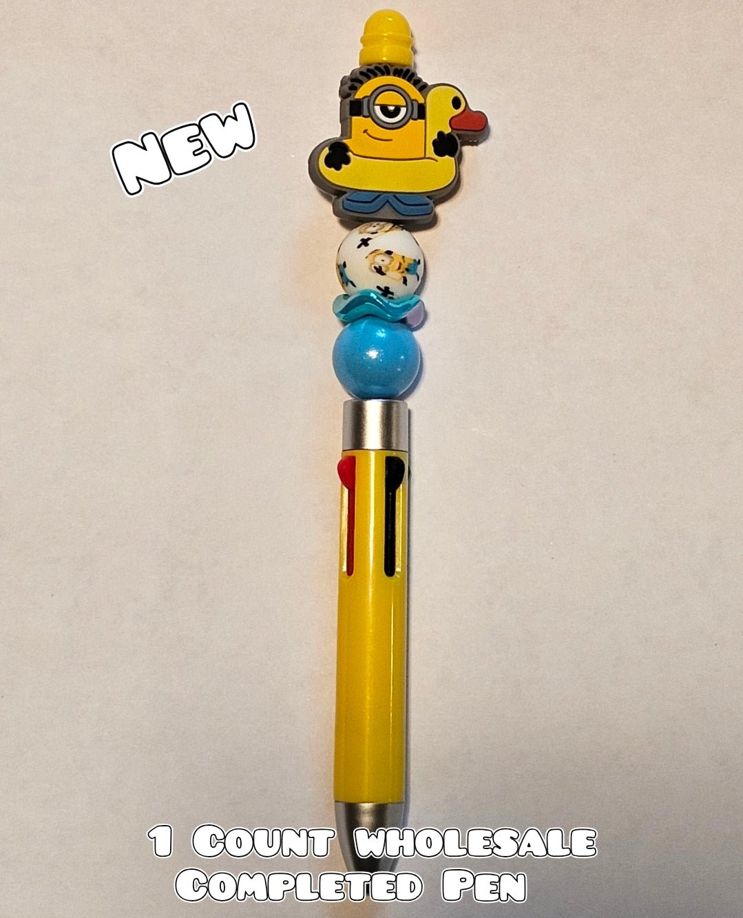 Wholesale 1 Count Beadable Pen Character Minions