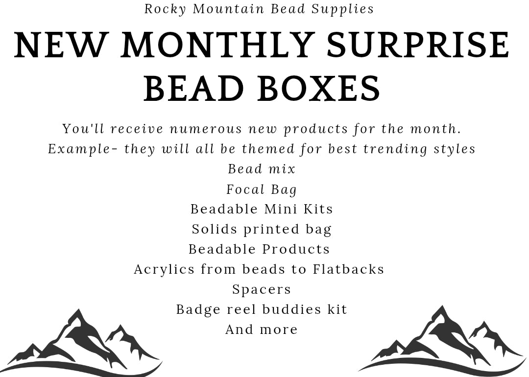 New Monthly Surprise Beadable Boxes