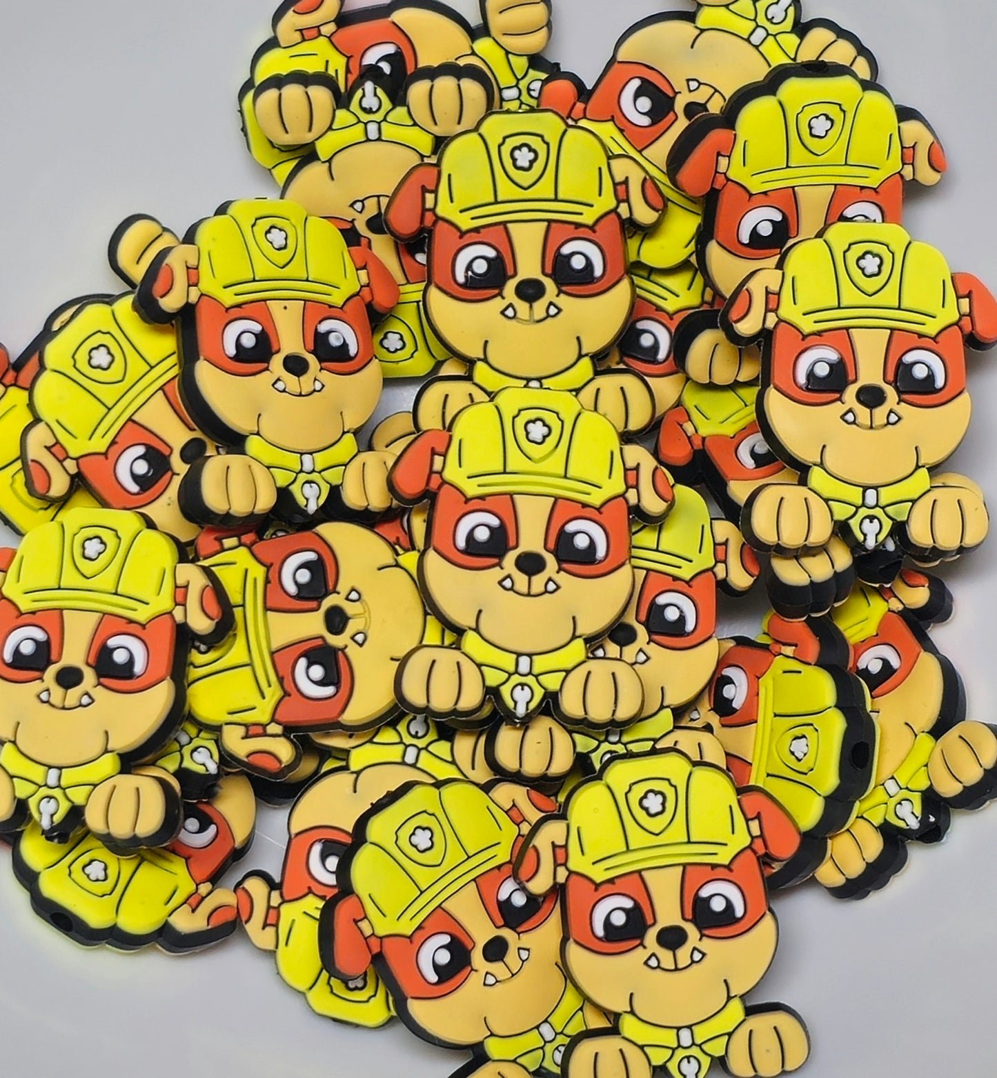 DIY Focal Bead 1 Count Craft Supplies Paw Patrol Silicone Beads